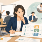 研修講師の業務を外注できるか判断する方法:属人化しやすい仕事の切り分け表の内容を表現したアイキャッチ画像